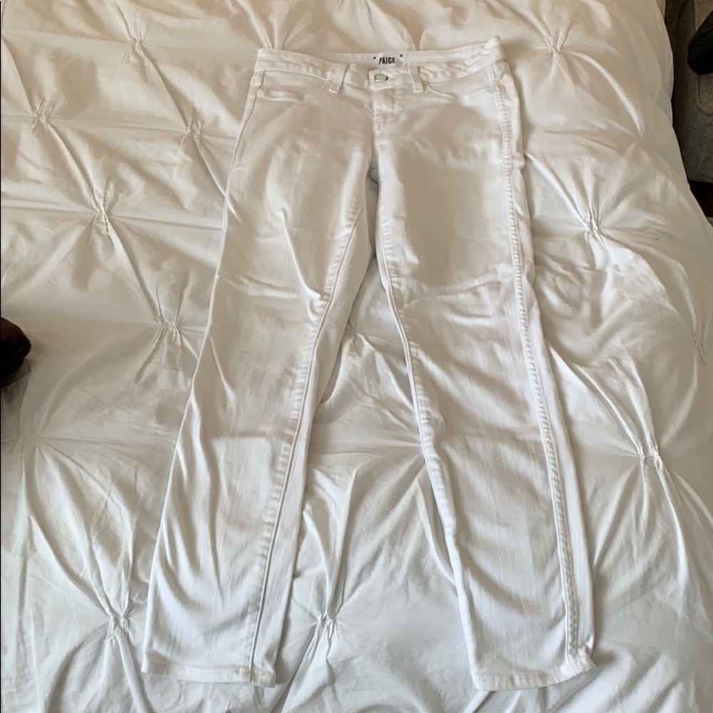 Paige White Denim Pants